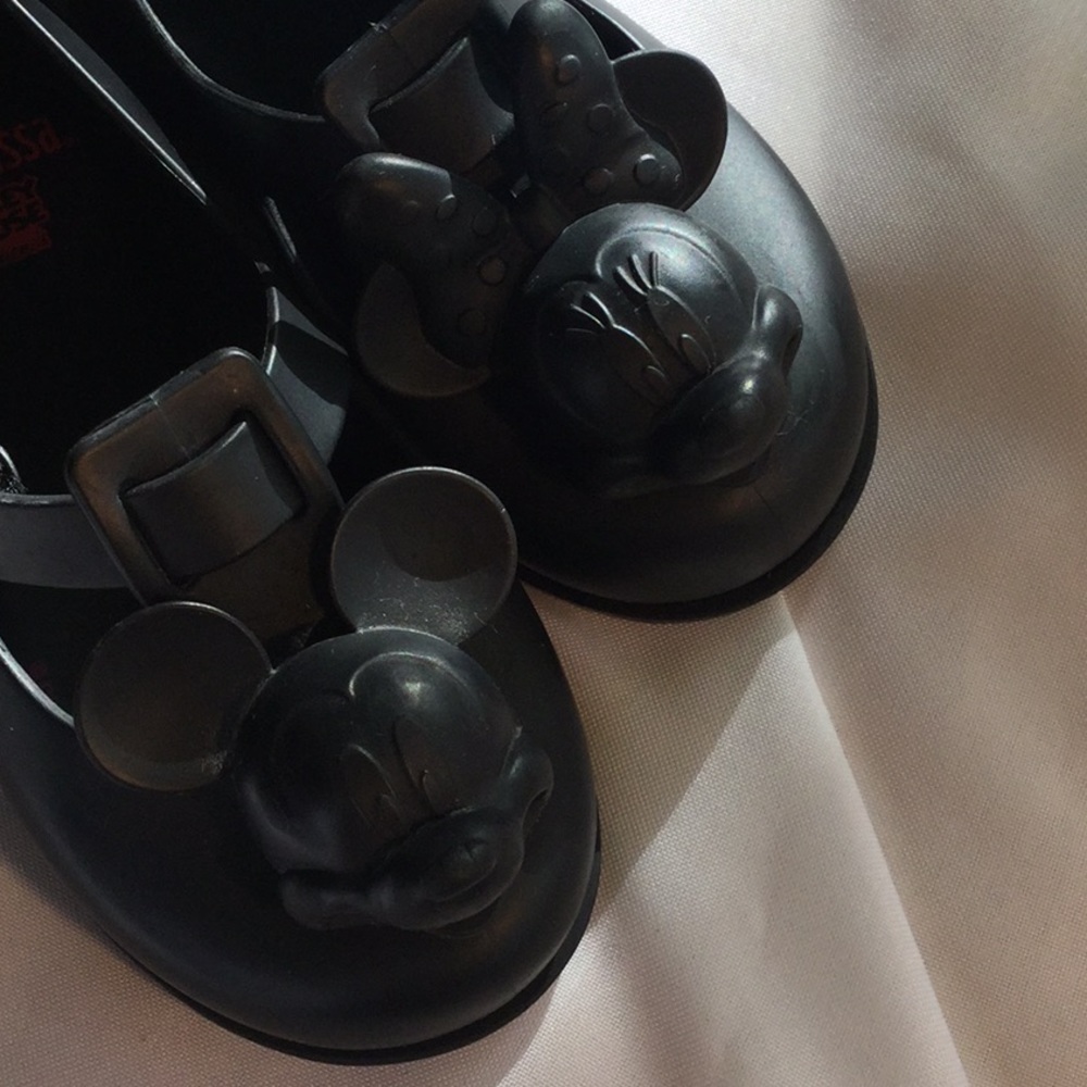 Mini Melissa Disney all black ultra girl ballet